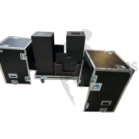 L-ACOUSTICS Low+Base Flight case in 3 parts for 2 loudspeakers